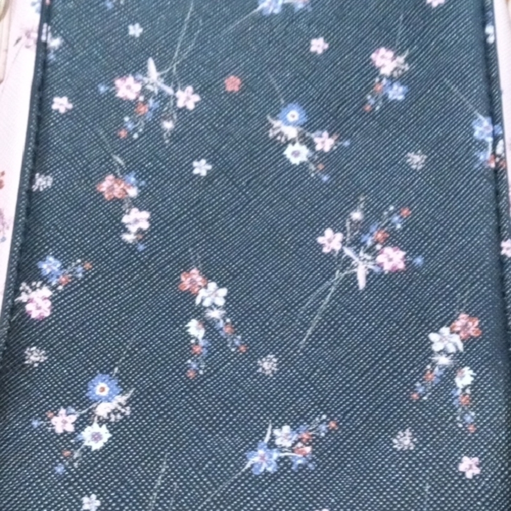 Floral Black and Pink Crossbody Bag - Picture 8 of 8